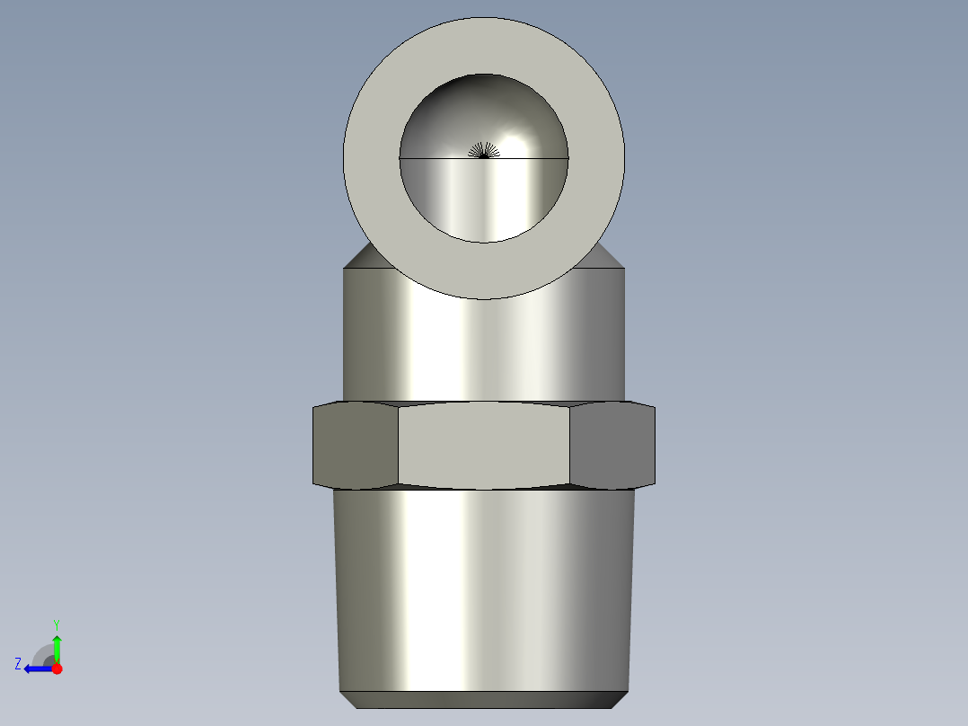 L型接头PL-12-04右视图