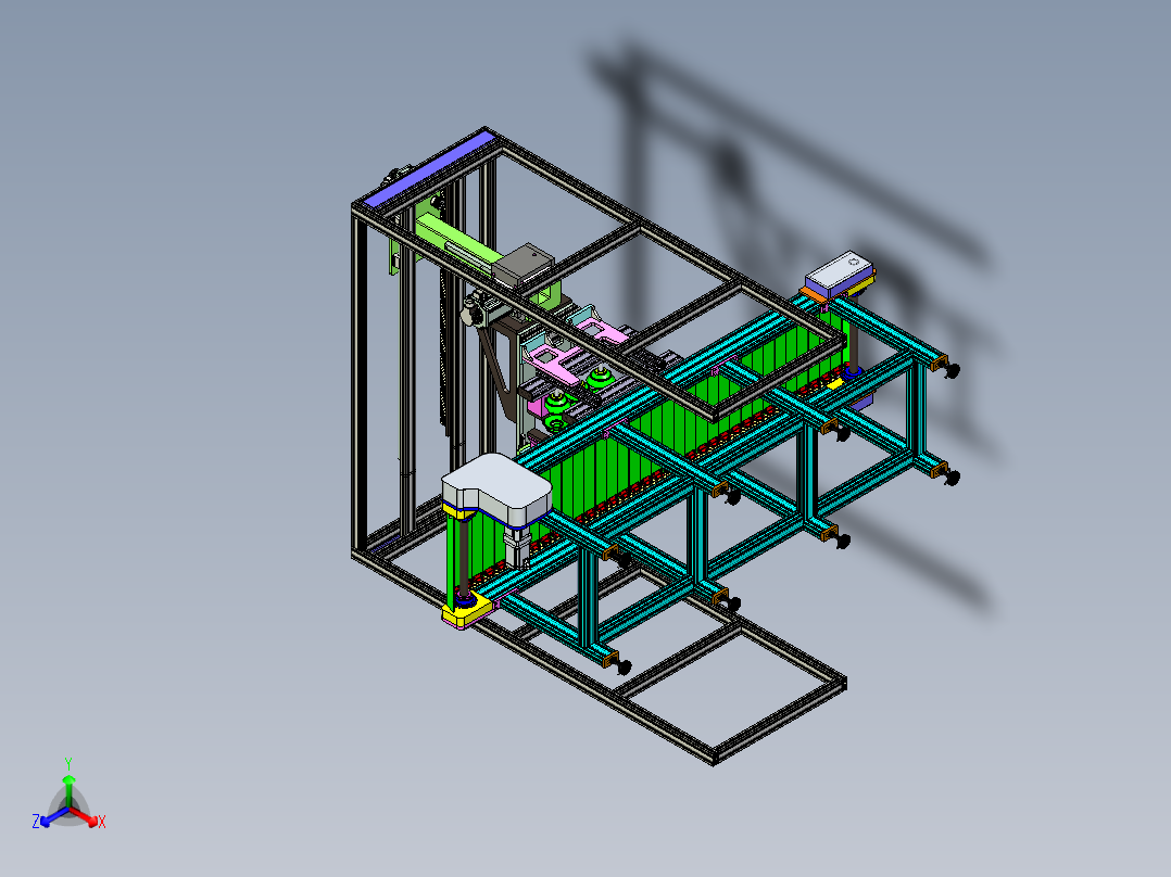 伺服坐标机械手在线取料设备