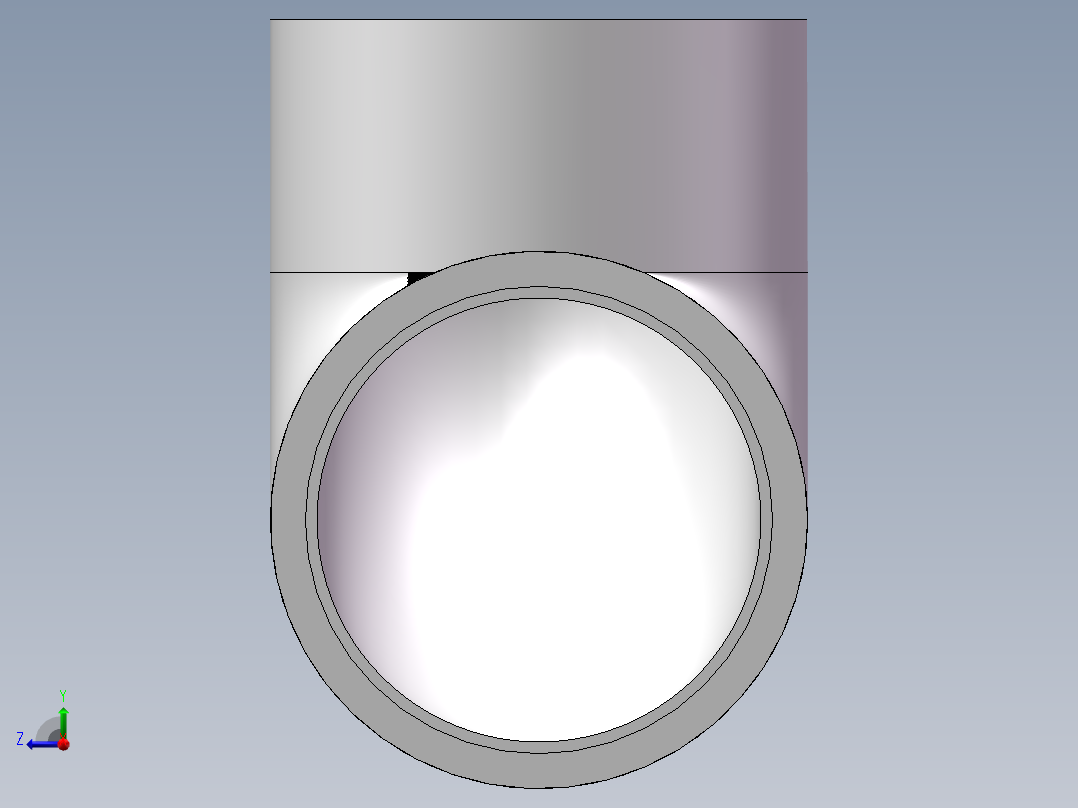 90_ELBOW_DN125_PN10_U-PVC右视图