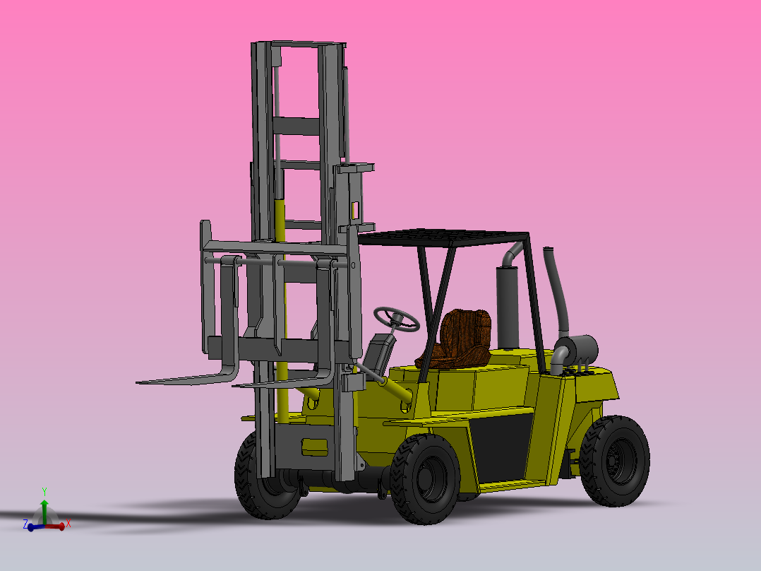 32 叉车 SW主视图