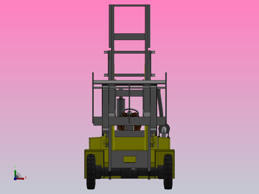 32 叉车 SW前视图