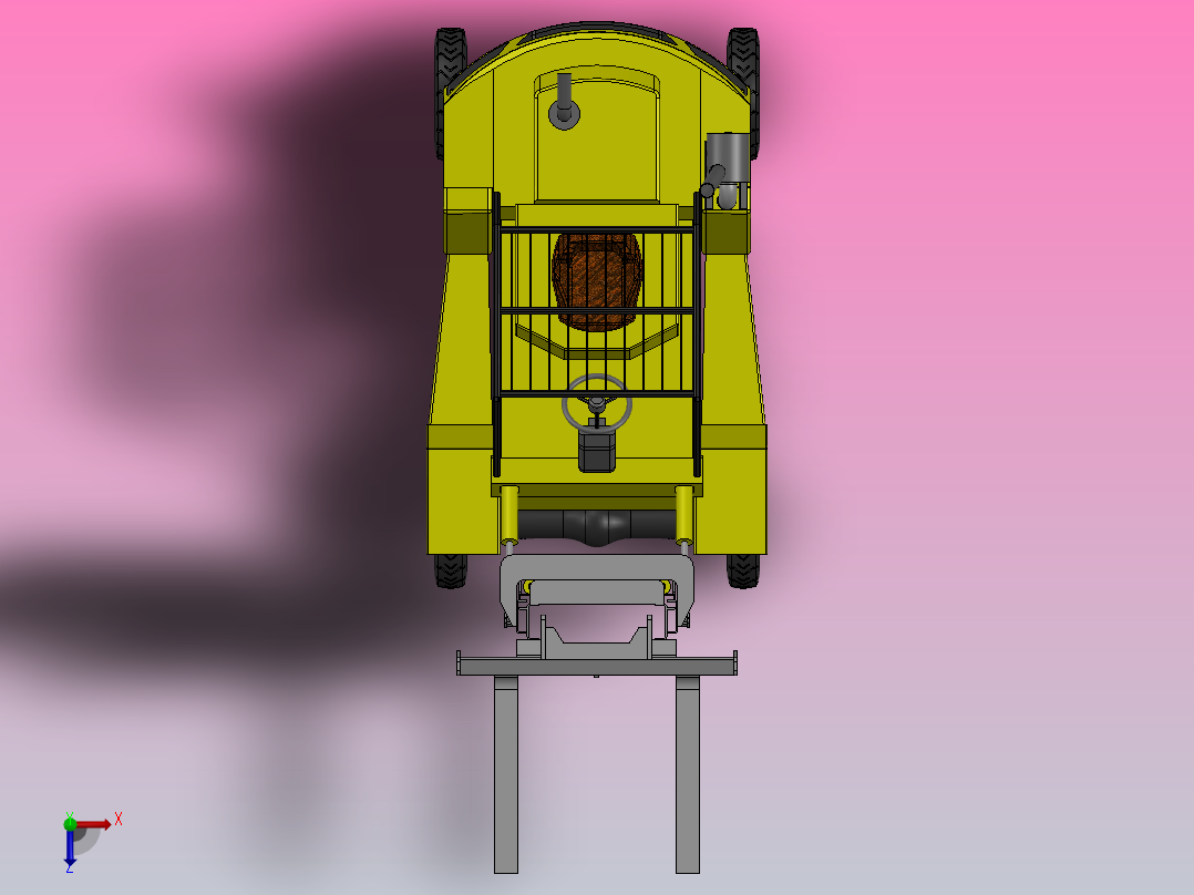 32 叉车 SW俯视图