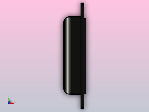 可折叠塑料嵌入式手柄SAMLO_PULY130前视缩略图