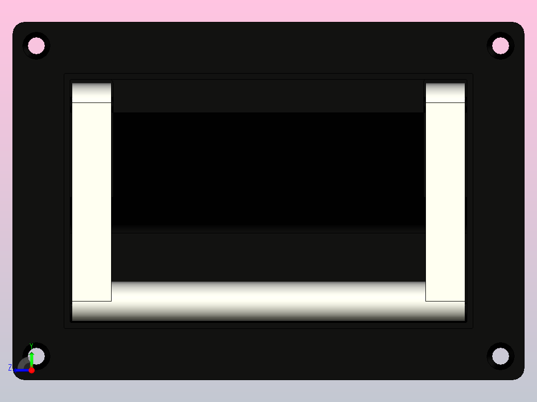 可折叠塑料嵌入式手柄SAMLO_PULY130右视图