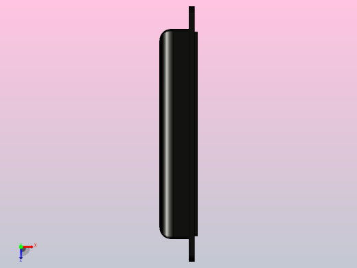 可折叠塑料嵌入式手柄SAMLO_PULY130俯视缩略图