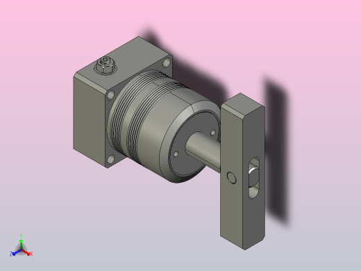 气缸RAS--mf40d_asm正等轴测缩略图