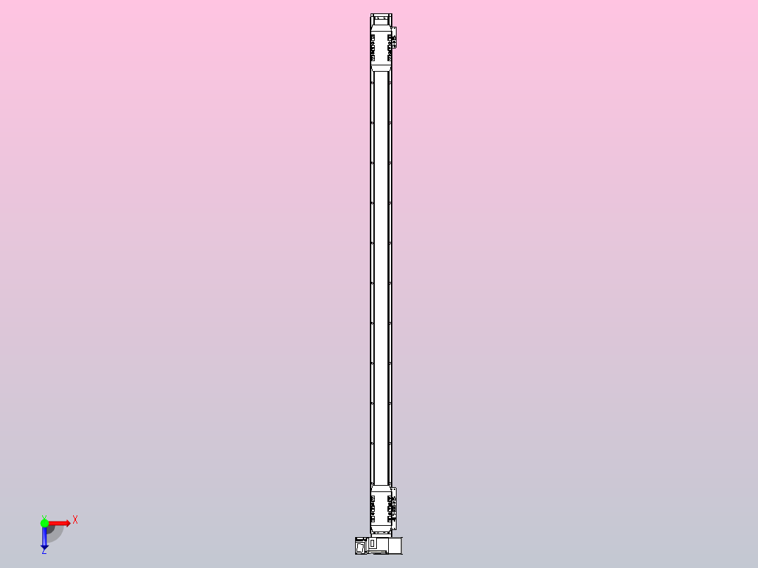 皮带直线轴双滑块型TPA-GCBS-50-P42-L500-RU-M10-N3俯视图