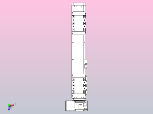 皮带直线轴双滑块型TPA-GCBS-80-P60-L100-LU-M20-N3俯视缩略图