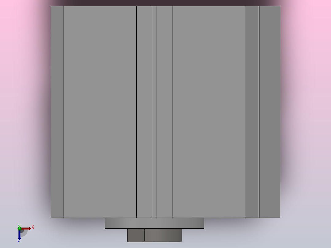 SDA超薄气缸系列SDA 80×60俯视图