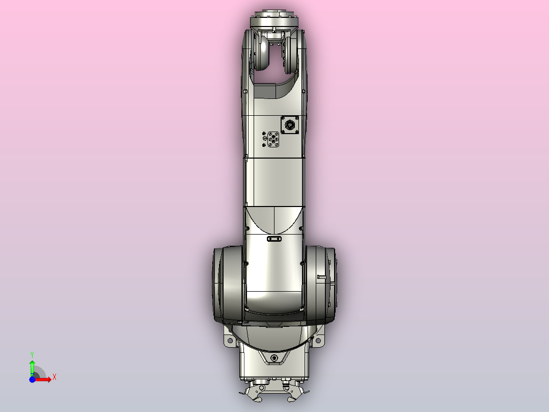 DRV90L垂直多关节机器人[DRV90L]台达前视图