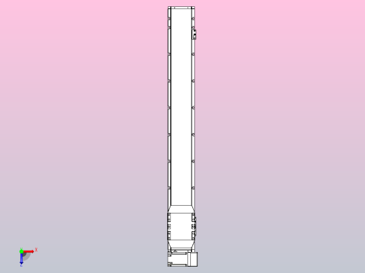 机器人皮带驱动直线轴TPA-GCB-150-P80-L1050-RU-M75-N3俯视缩略图