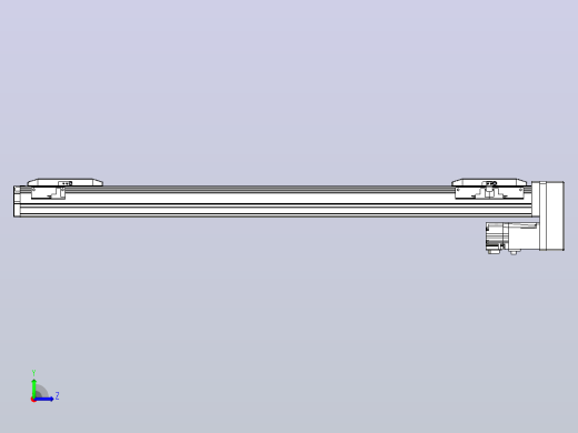 滚珠丝杠线性轴TPA-GCRS-50-1205C-L250-MP-M10-N3左视缩略图