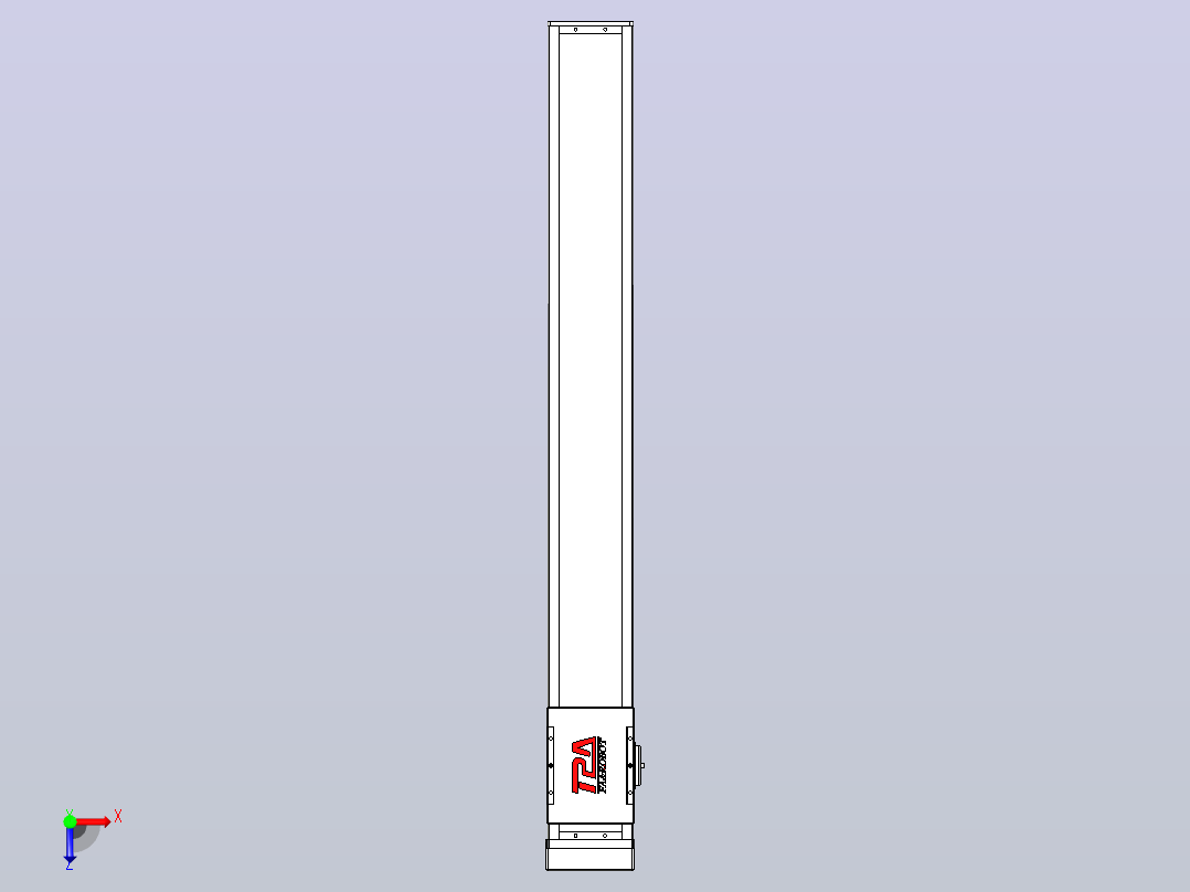 滚珠丝杠直线轴带导轨全封闭TPA-HCR-110D-1610C-L850-MP-C-P40-N3俯视图