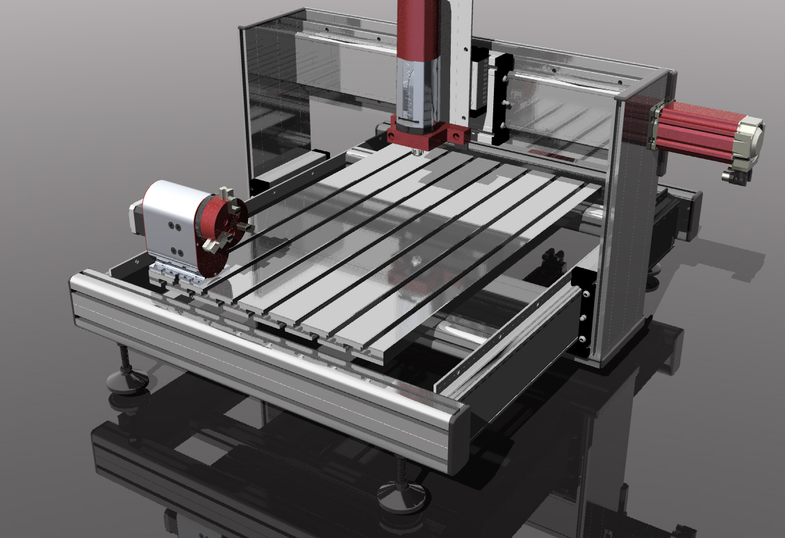 数控雕刻机-骨架