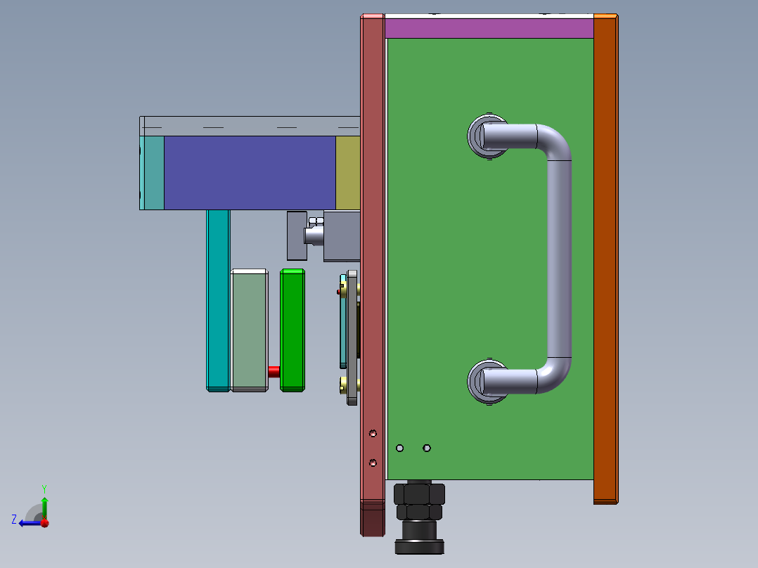 ogopin 测试治具右视图
