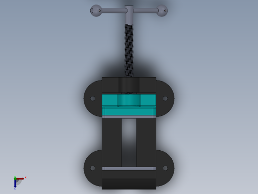 夹具装配体俯视缩略图