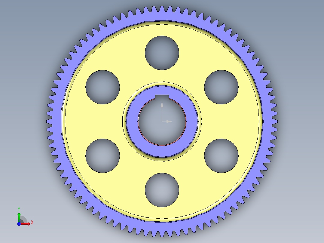 带减速器的电机装置驱动设计前视图