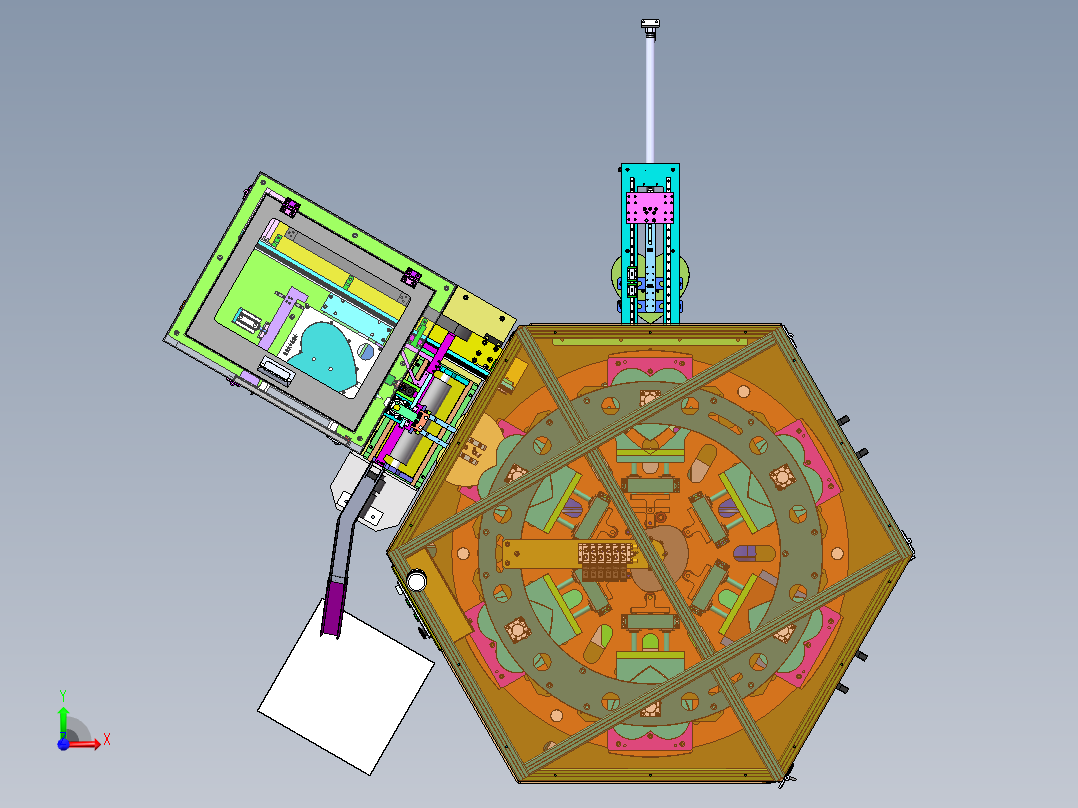 德芙巧克力心形盒成型机sw16可编辑前视图