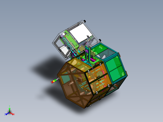 德芙巧克力心形盒成型机sw16可编辑正等轴测缩略图
