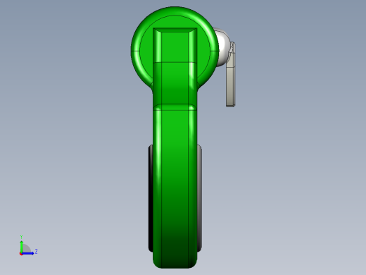 Micrometer千分尺模型3D图纸 STEP格式左视缩略图