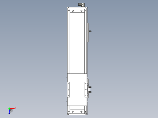 Toyo东佑达直线模组-ECH10-300-BM-100W俯视缩略图