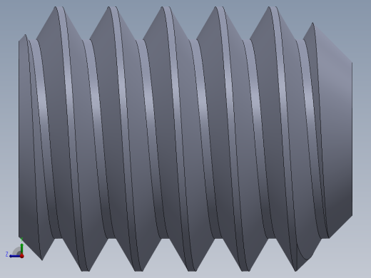 UNC 平头紧定螺钉-UNC SET SCREW 0.250 x0.3125.SLDPRT右视缩略图