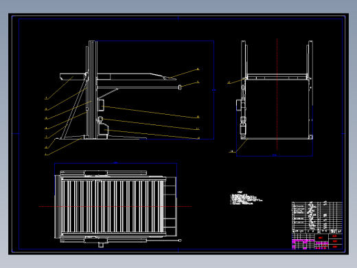 XO1-PJSY立体车库CAD 原创CAD==400743=250