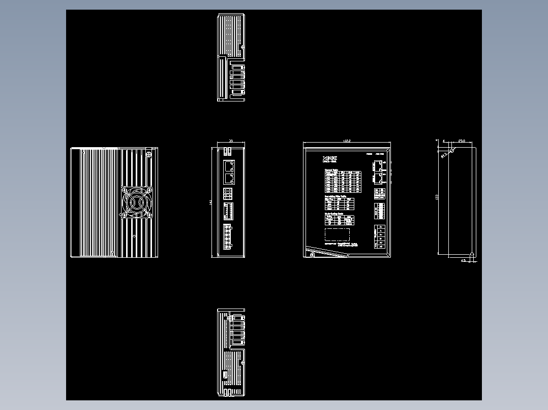 步进驱动DP3CL-808A-外观图-220617