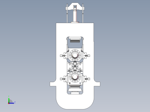 四辊热轧机左视缩略图