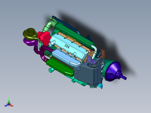 柴油康明斯VT903发动机