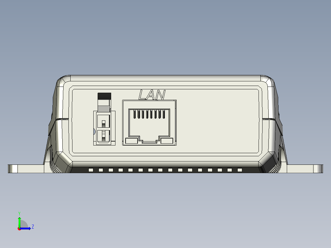4端口usb 20以太网usb设备服务器左视图