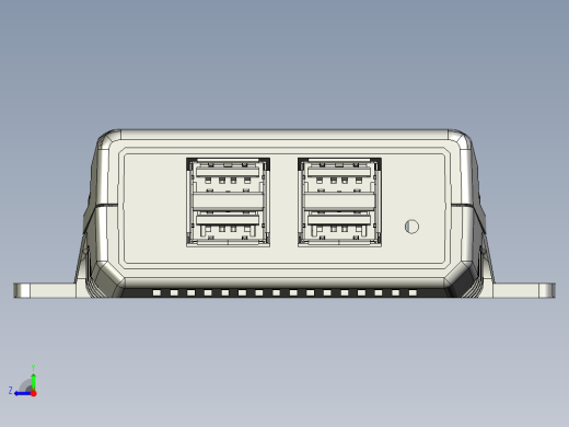 4端口usb 20以太网usb设备服务器右视缩略图