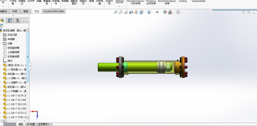 液压缸模型缩略图