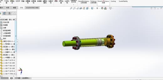 液压缸模型缩略图