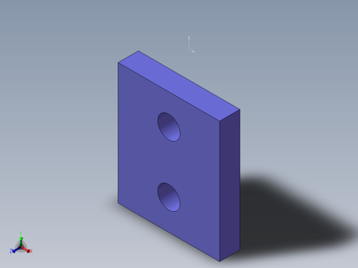 S10 滑块压板正等轴测缩略图