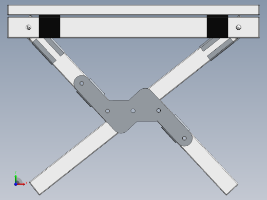 木制野营桌前视缩略图