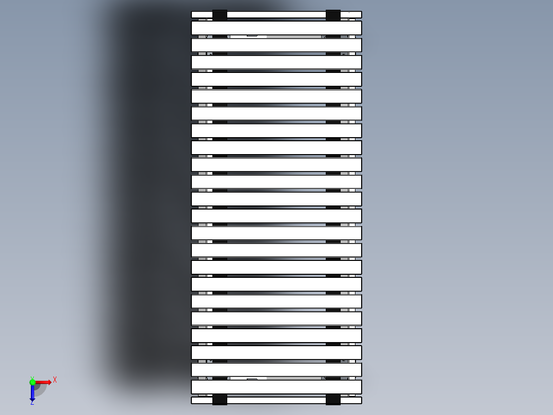 木制野营桌俯视图