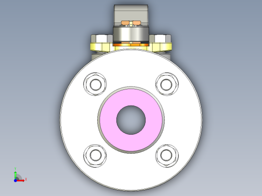 管道手动球阀-水管开关阀-手动阀门User Library-MD52C150DN20-2前视缩略图