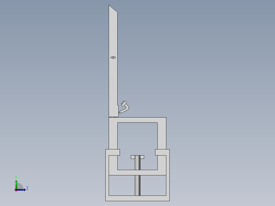 宣讲展示板左视图