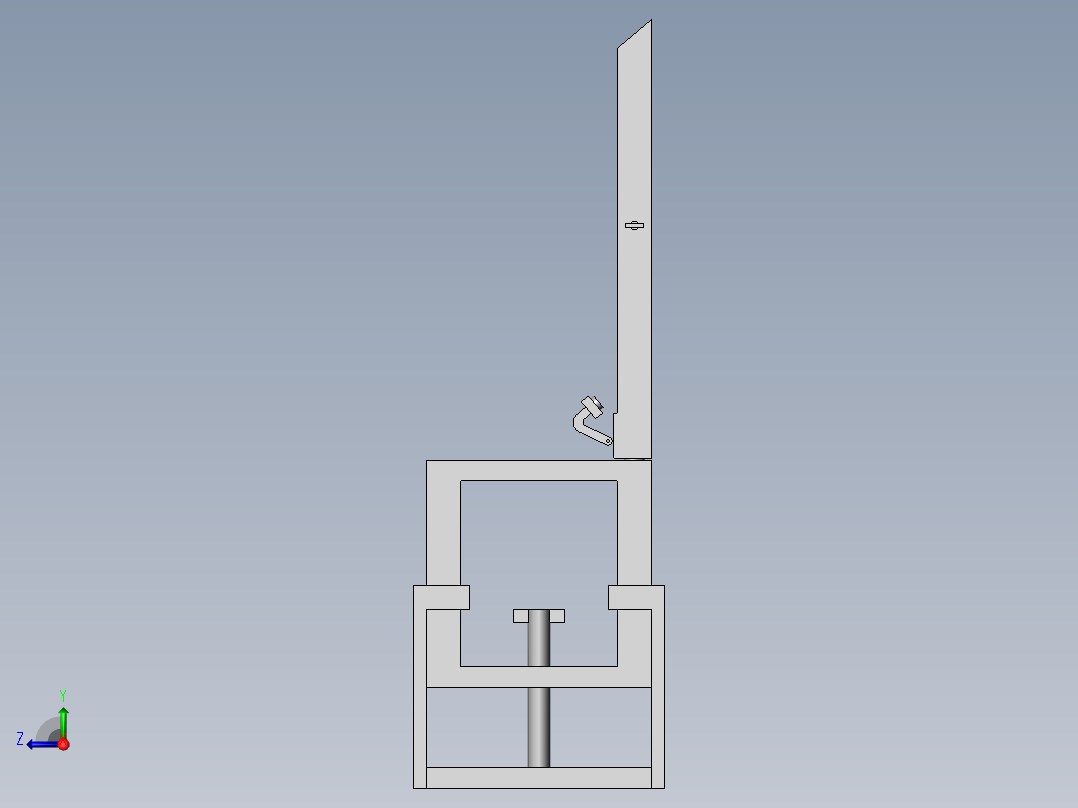 宣讲展示板右视图