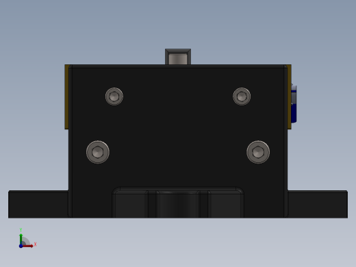 钻床虎钳（夹紧装置）前视缩略图