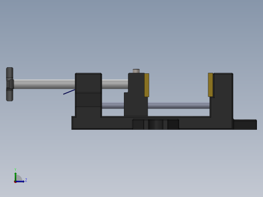 钻床虎钳（夹紧装置）左视缩略图
