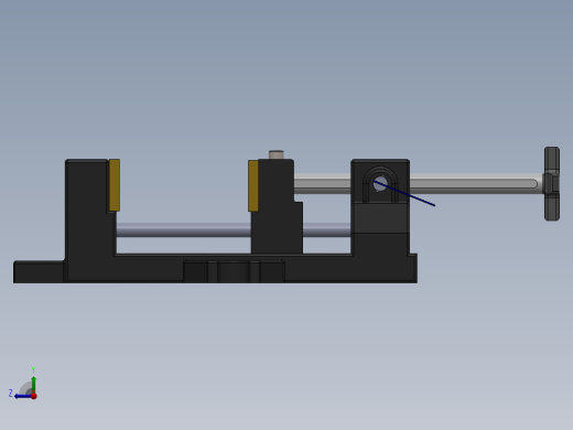 钻床虎钳（夹紧装置）右视缩略图