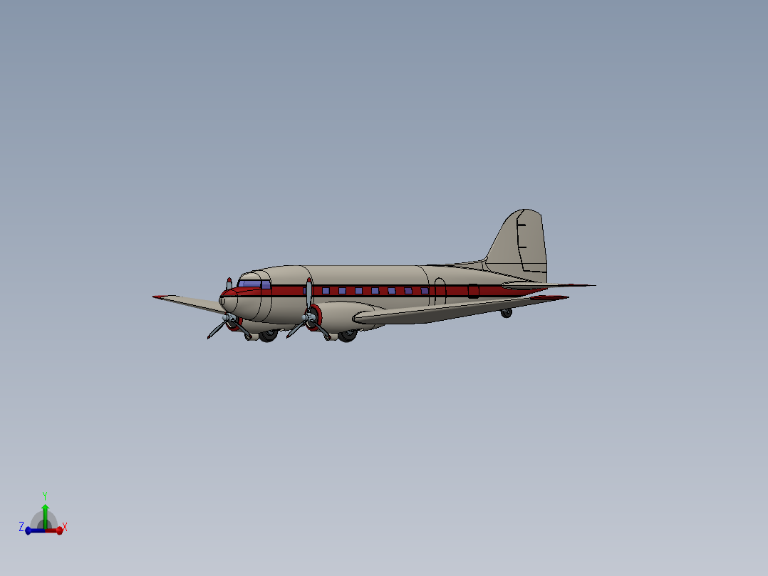 固定翼螺旋桨驱动客机