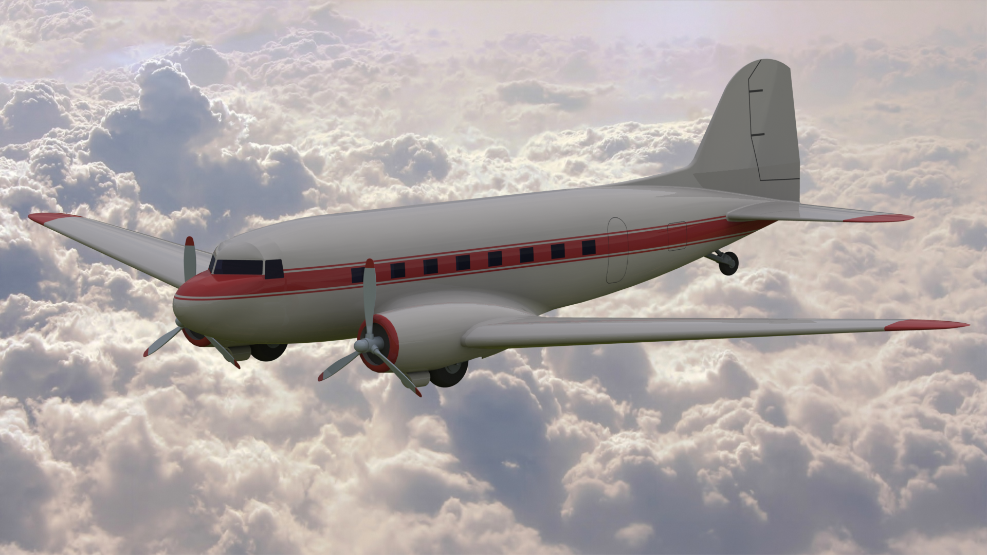 固定翼螺旋桨驱动客机