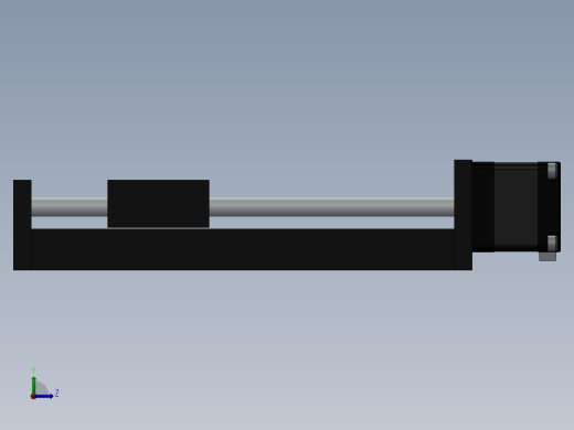 Linear T62 100mm 线性平台执行器左视缩略图