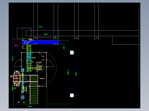 码垛车间布置图 车间生产线布局图纸CAD图纸
