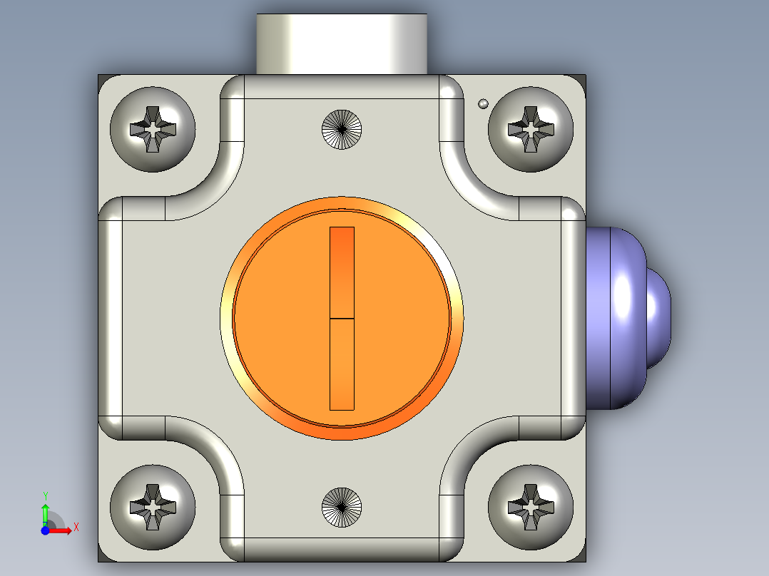 打印机压力调节器前视图