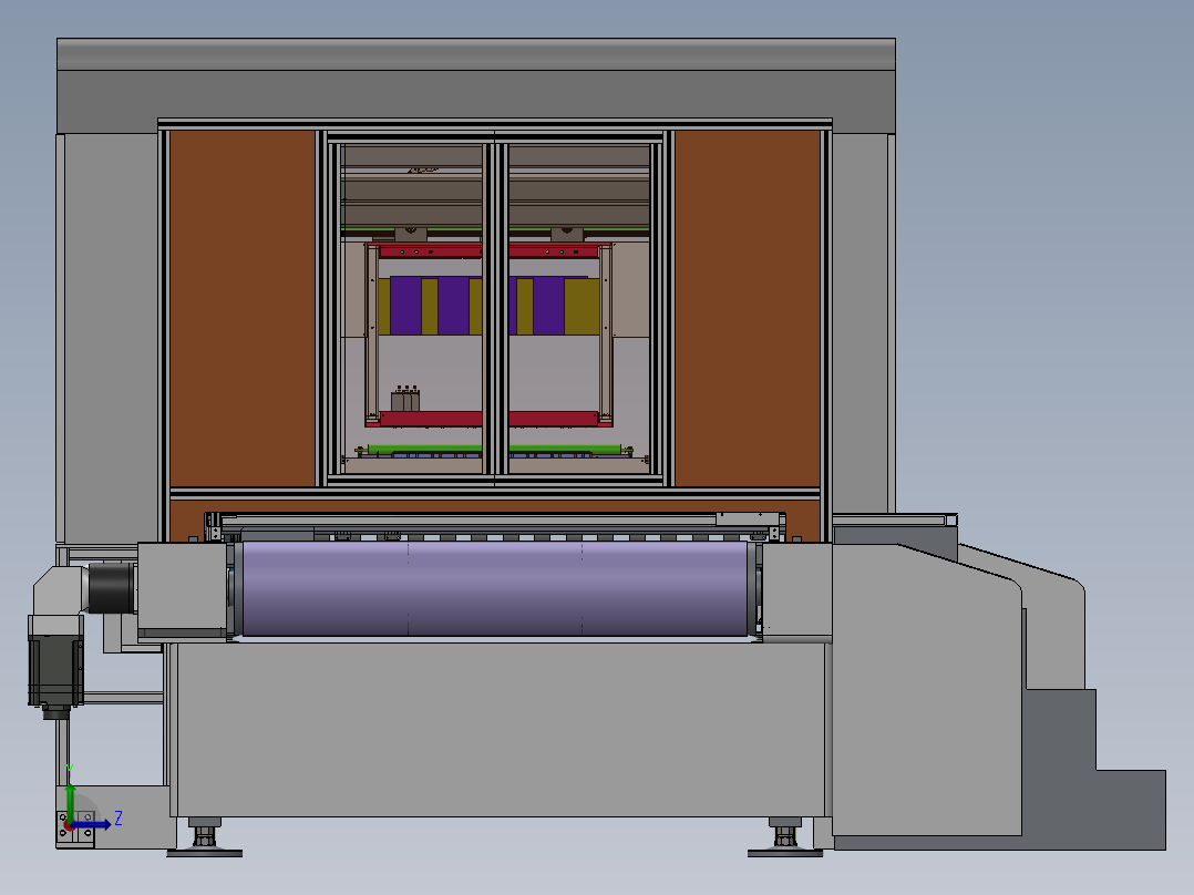 瓦楞纸板数码打印机sw16左视图
