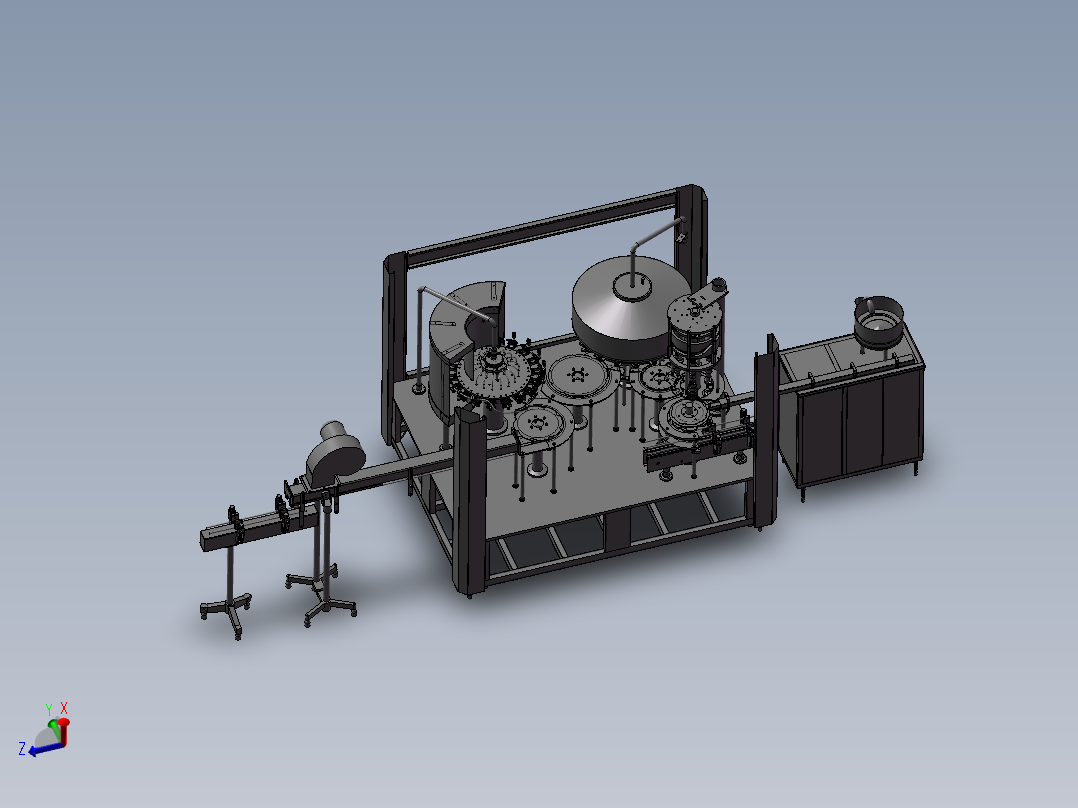 18头三合一旋转灌装机sw16
